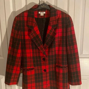 Ann Taylor vintage Wool Blend Blazer with pockets.